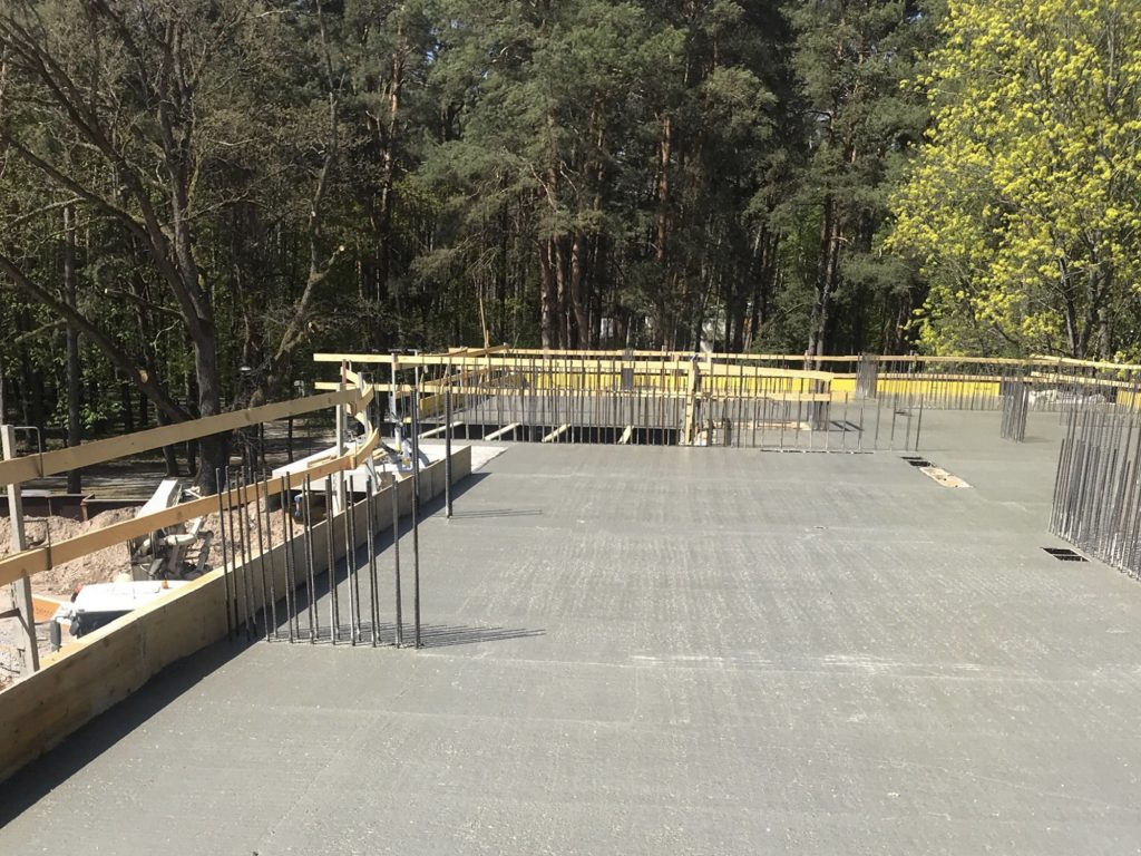 perdangos betonavimas