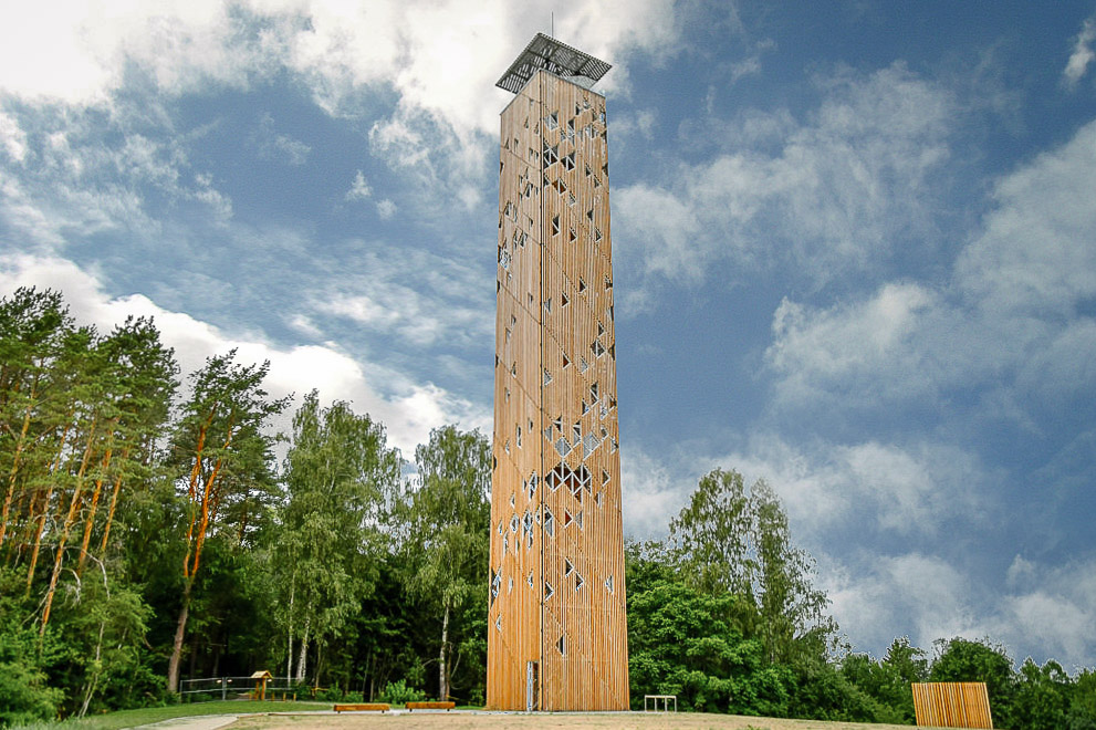 Birštono vilos nuo Škėvonių atodangos
